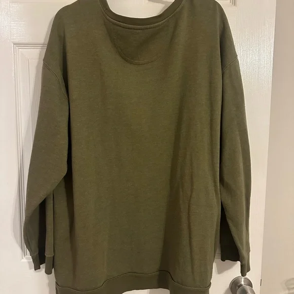 NATURAL LIFE Green Sweatshirt with Pockets - Picture 2 of 9